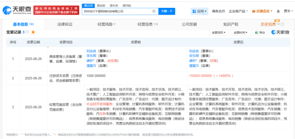 万德资本 工商变更暴露网约车市场关键信号？这家公司注册资本暴涨近150倍